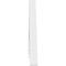 Ekena Millwork Pitch Vienna Architectural Grade PVC Gable Pediment, 36"W x 9"H x 1"P (6/12) GPP036X009X100VIE - alternate 4